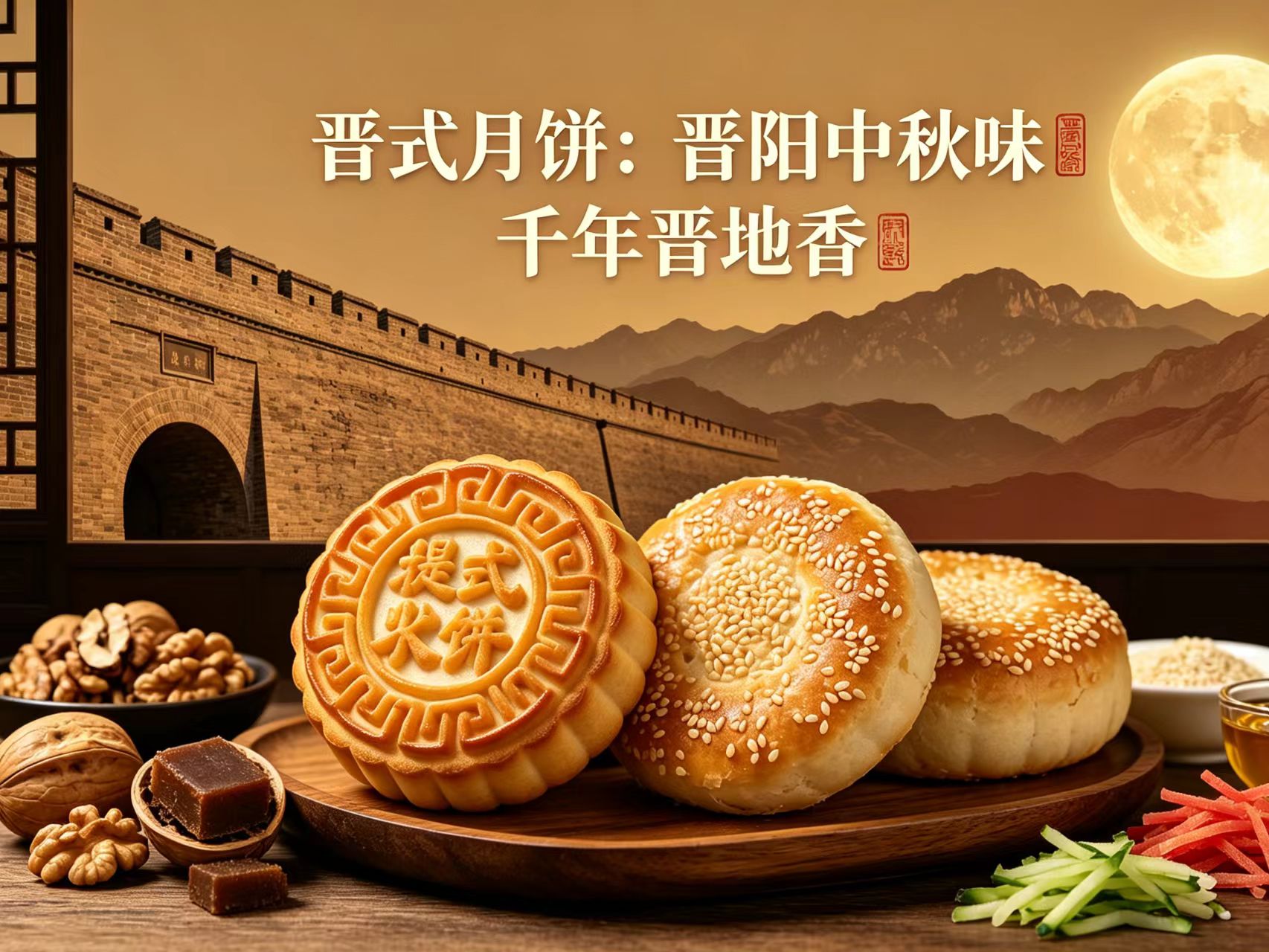 文旅发现|晋式大月饼:黄土高原柴火饼香,西北最厚重的农耕中秋
